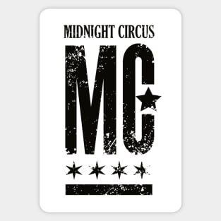 Midnight Circus Logo Black Sticker